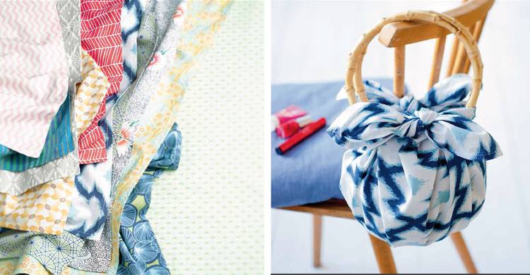Renna Deluxe FUROSHIKI – Japanisch Taschen ohne Nadel und Faden, Kreativbuch Riesige Rabatte