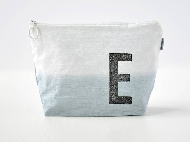 Renna Deluxe Kulturtasche GRAU mit Monogramm personalisiert Tägliche Deals