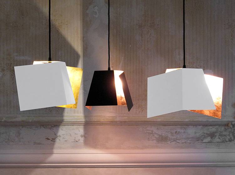Renna Deluxe Falter // Pendelleuchte mit 24 Karat GOLD Tiefpreis