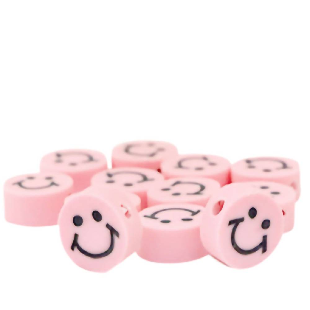 Sadingo Polymer Clay Perlen | 40 Stk., 10mm, Smileys Bis zu 50% Rabatt