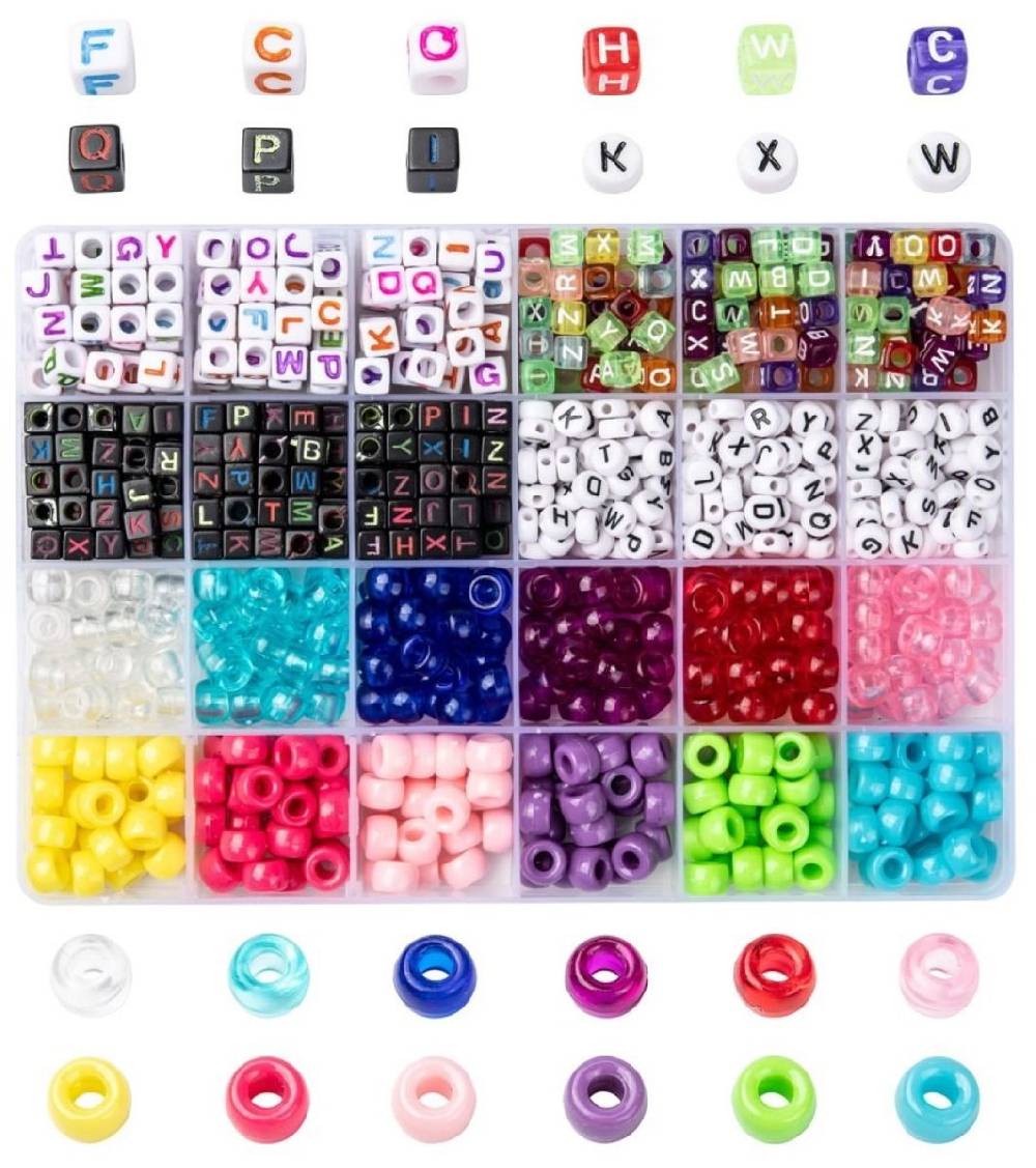 Sadingo Acrylperlen Set mit Aufbewahrungsbox Vierteljährliche Förderung