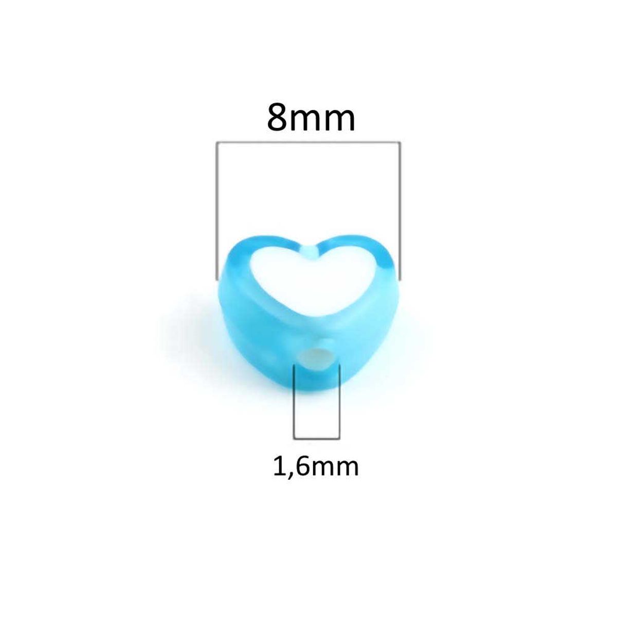 Sadingo Acrylperlen Herz | 300 Stück, 8x7mm Discount Store für neue Produkte