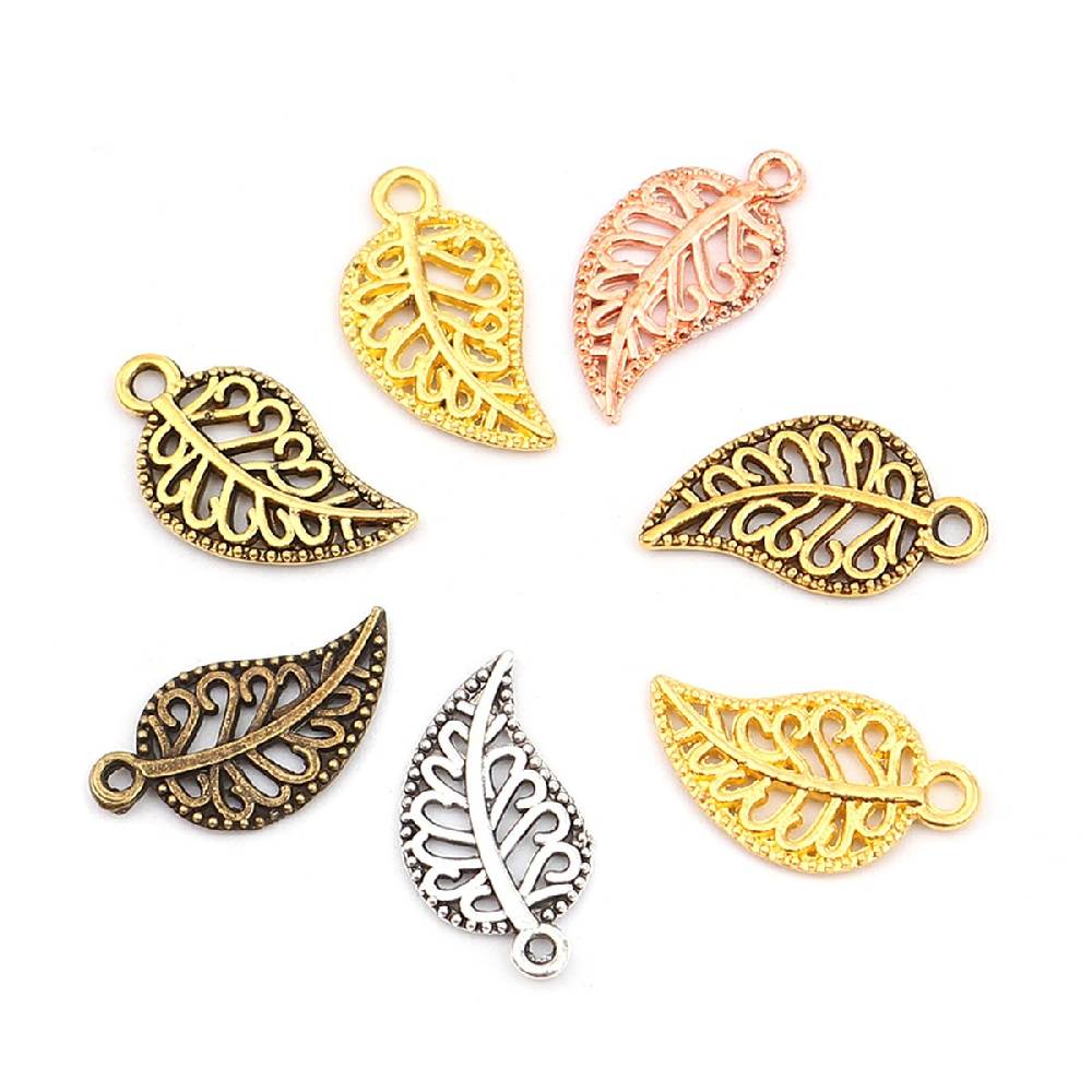 Sadingo Schmuckanhänger Set Blatt, 210 Stück, 19x10 mm Preisnachlass