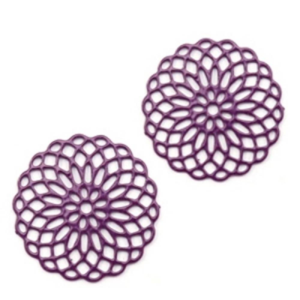 Sadingo Schmuckverbinder Mandala | 5 Stück, 15mm Große Rabatte
