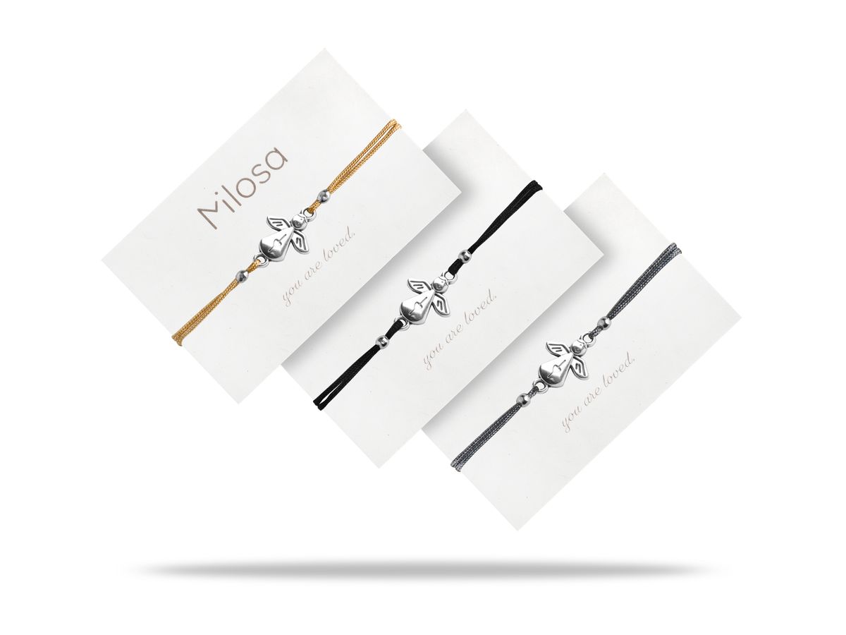Sadingo Schutzengel Armband Geschenk für Damen (größenverstellbar) Super Sparpreis