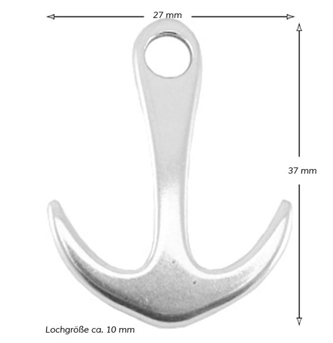 Sadingo Schmuckanhänger Anker - 1 Stück - 35 x 27 mm Hotsell