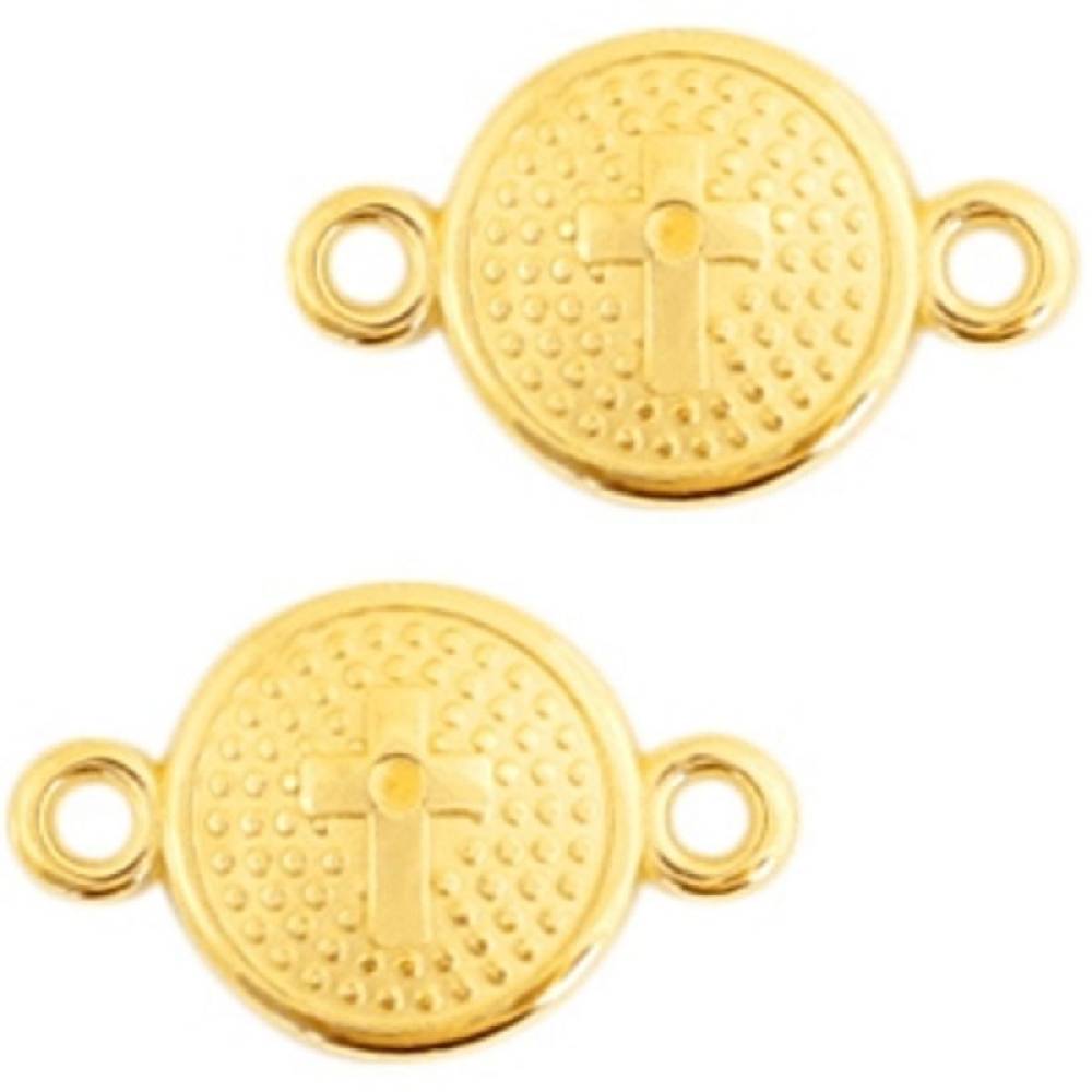 Sadingo Schmuckverbinder mit Kreuz, 20 x 14 mm Fabrik Onlineshop