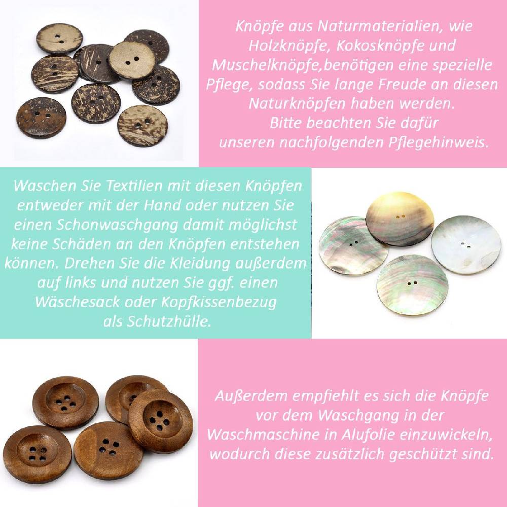 Sadingo Knebelknöpfe - 10 Stk. - 3 x 1 cm - Dunkelbraun Sonderangebot
