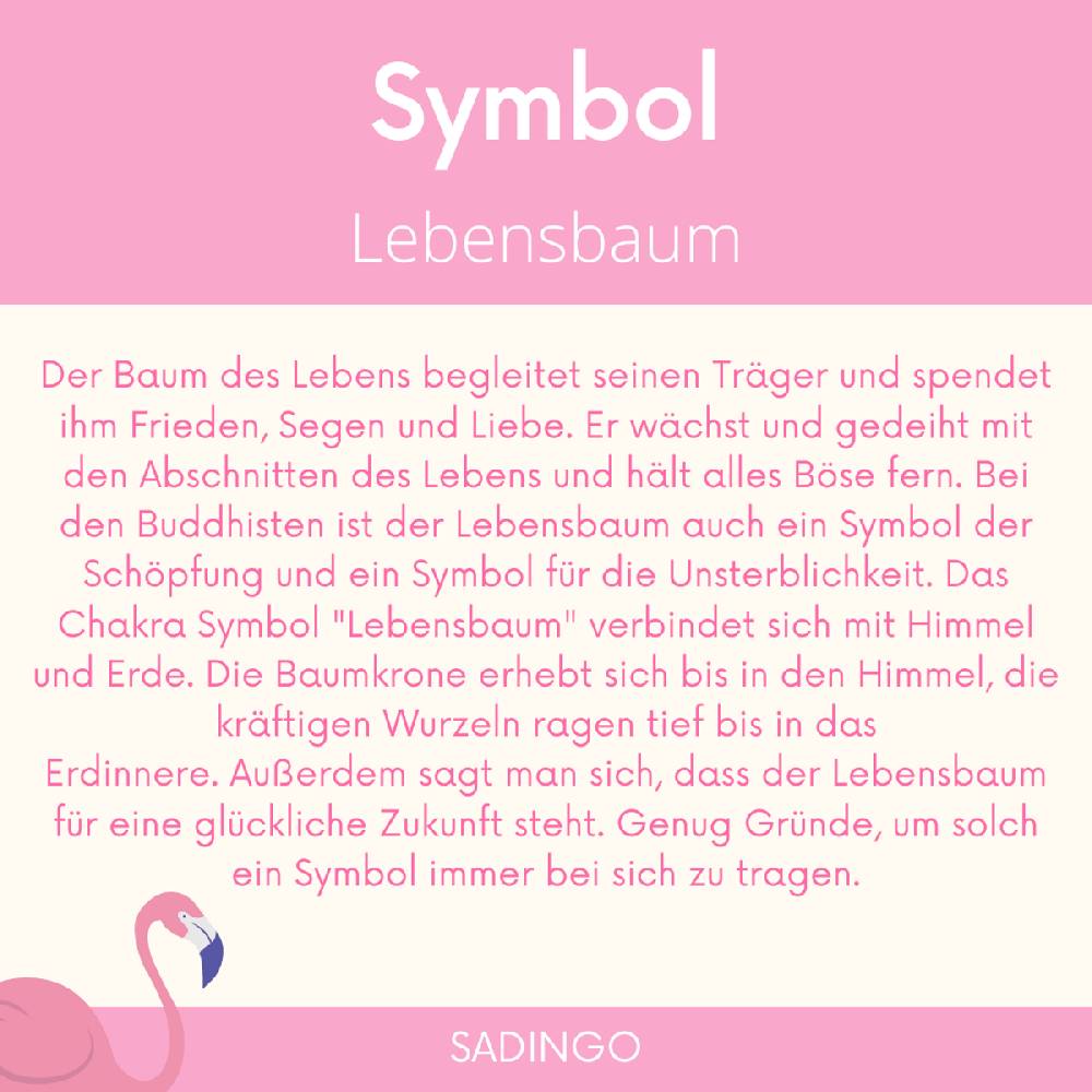 Sadingo Schmuckverbinder Lebensbaum | 12,1x16,1 mm Jubiläumsangebot
