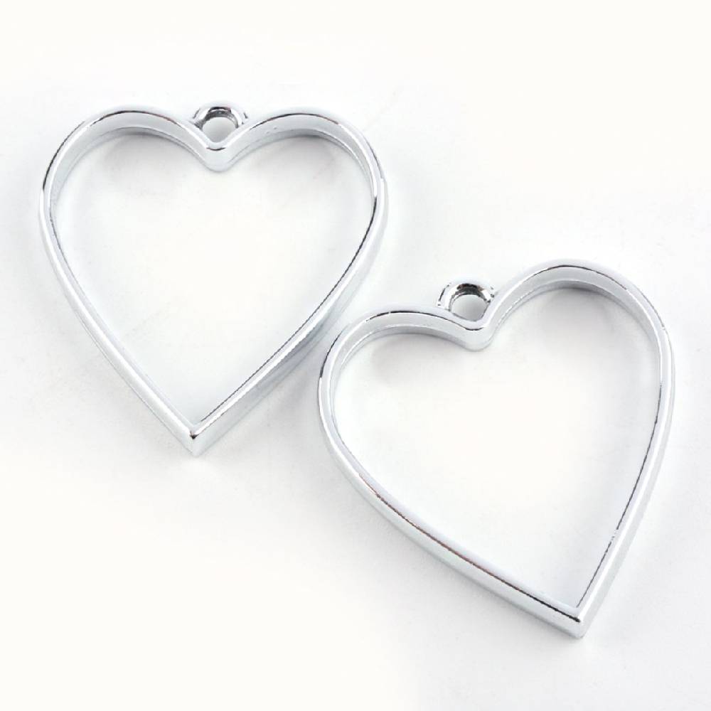 Sadingo Schmuckanhänger Herz - 10 Stück - 34 x 30 mm Zeitlich begrenztes Angebot