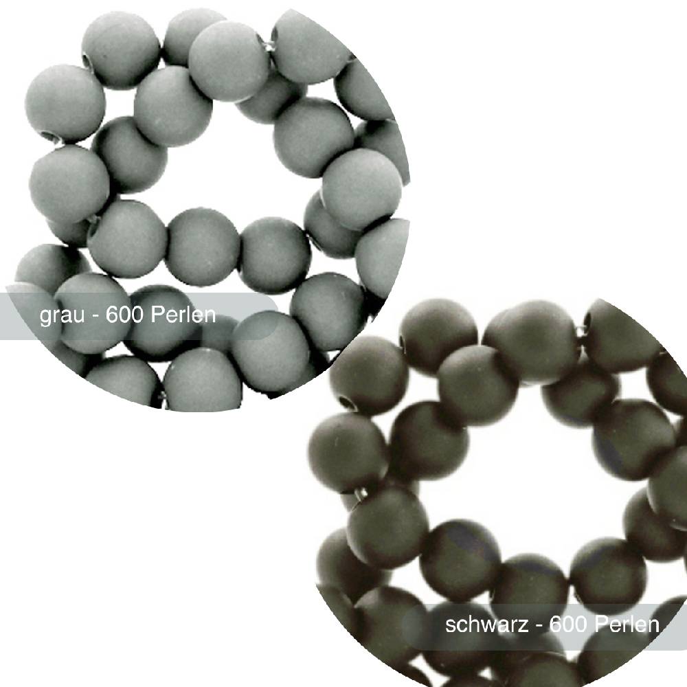 Sadingo Acrylperlen matt | 600 Stück, 6mm Riesige Ersparnisse