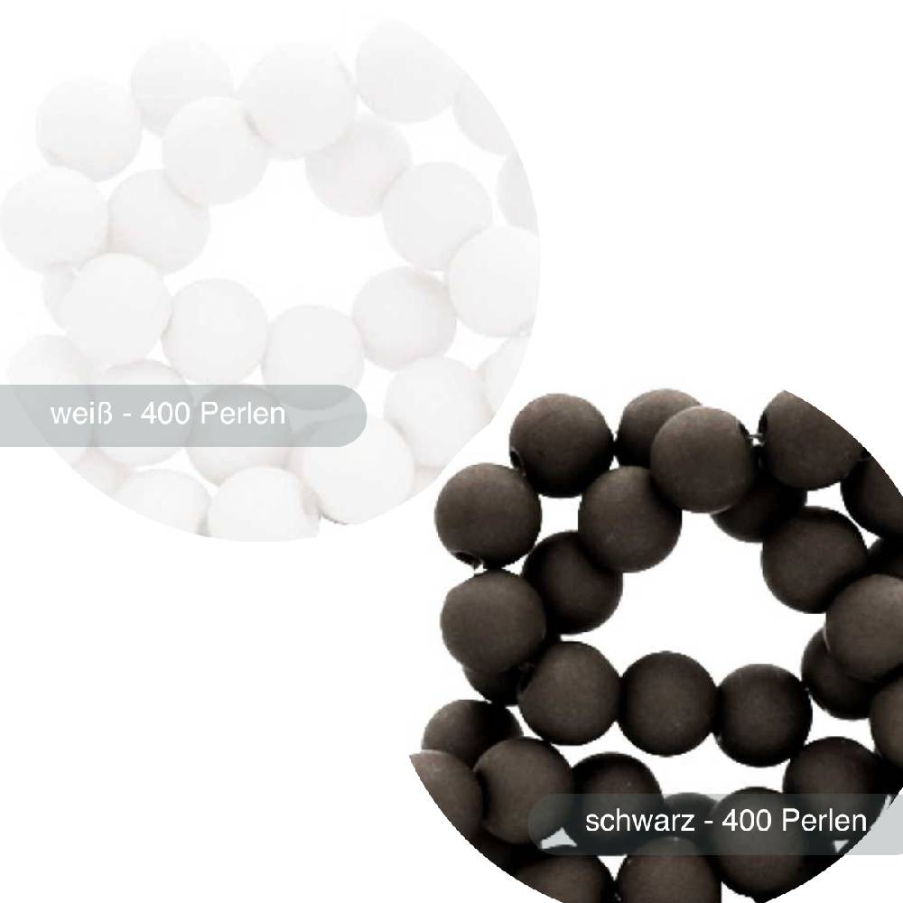 Sadingo Acrylperlen matt | 400 Stück, 8mm VIP-Rabatte