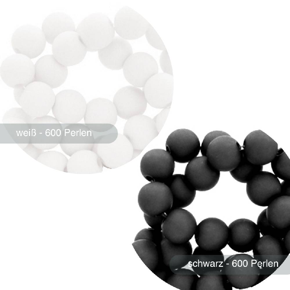 Sadingo Acrylperlen matt | 600 Stück, 6mm Tiefpreis