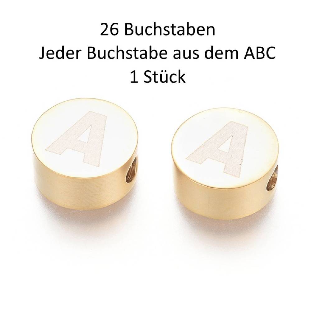 Sadingo Buchstabenperlen | 26 Stück, 10mm Letzte 3 Tage
