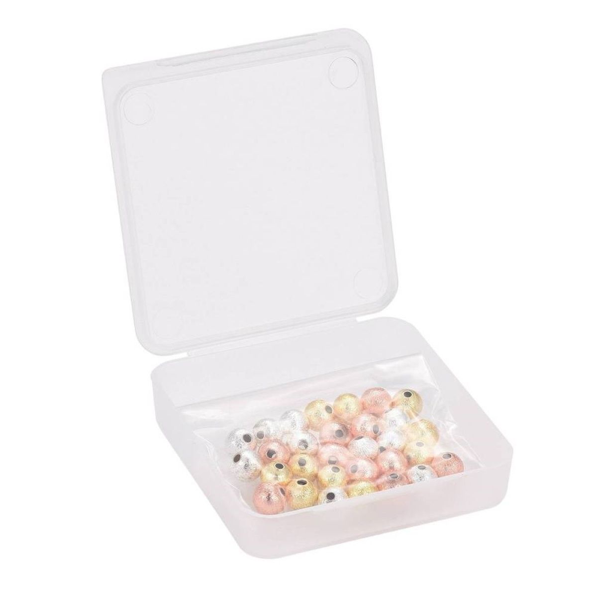 Sadingo Metallperlen Set | 6mm, 1 Box, 30 Perlen Kostenloser Versand international