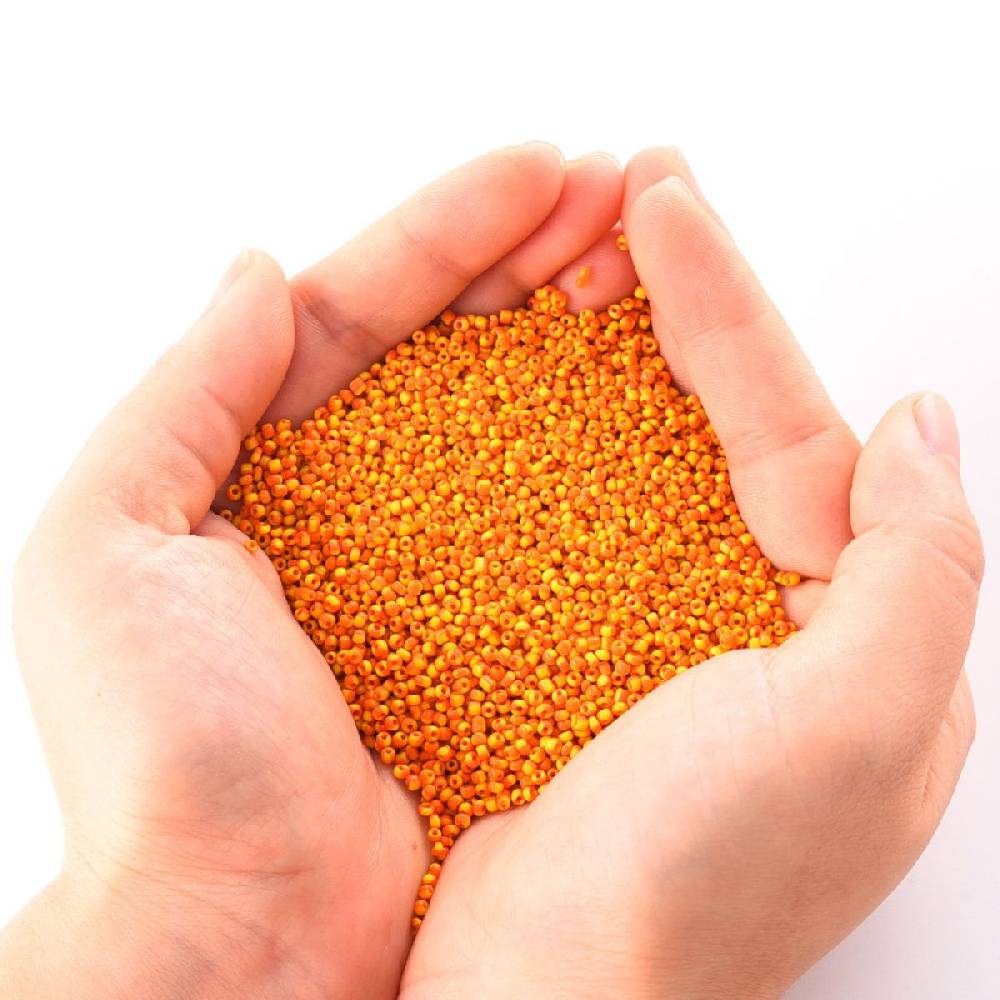 Sadingo Rocaillesperlen | 5 Farben je 16 Gramm, 1-1,5 mm Begrenzt auf 3 Tage