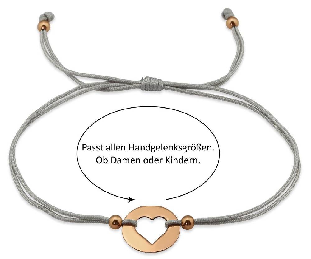 Sadingo Milosa Herz Armband Sterling Silber Rosevergoldet Meist gekauft