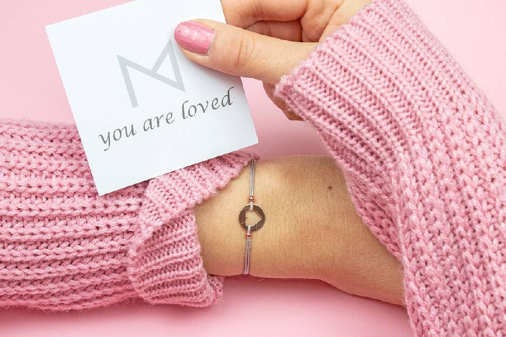 Sadingo Milosa Herz Armband Sterling Silber Rosevergoldet Meist gekauft