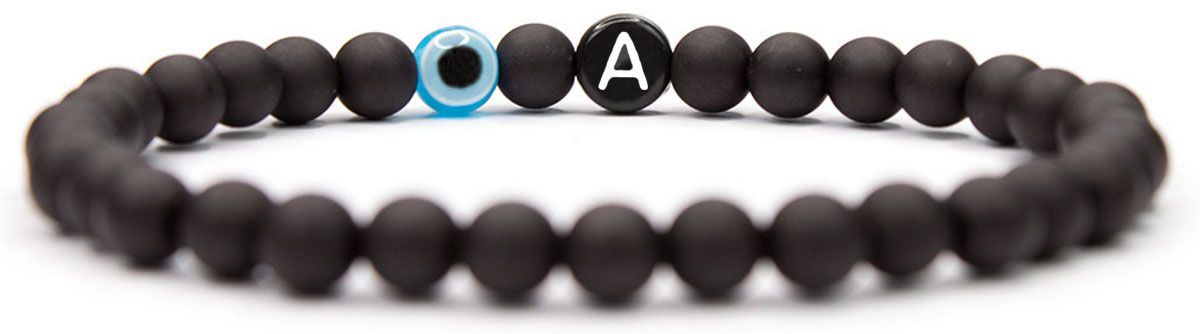 Sadingo Herren Buchstabenarmband Böser Blick, Nazar Auge Blitzverkäufe