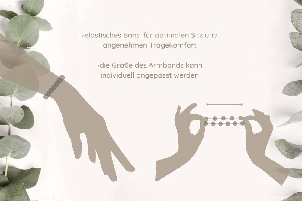 Sadingo Partnerarmband Set "ISLAND" aus schwarzen Natursteinperlen Rabatt