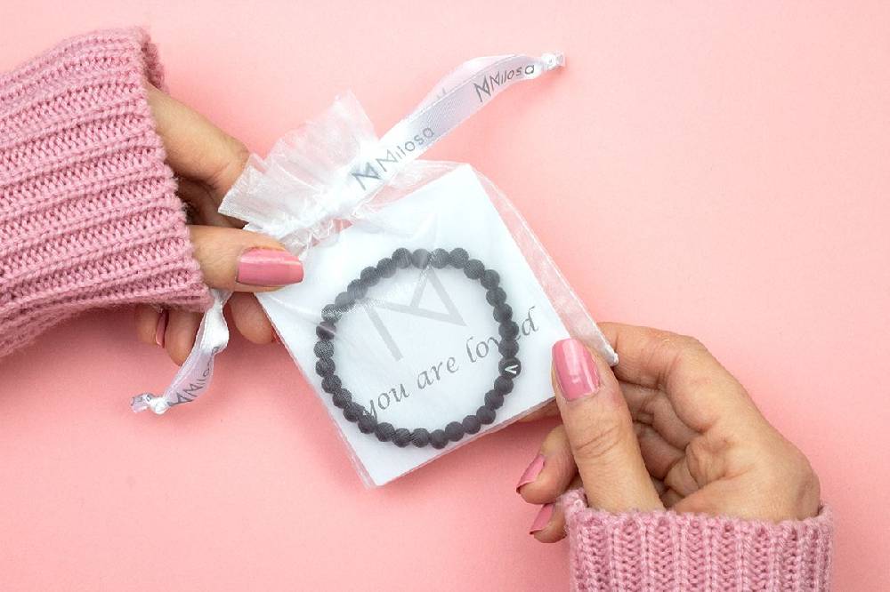 Sadingo Partnerarmband mit Buchstaben und Achat Perlen Exklusivangebot