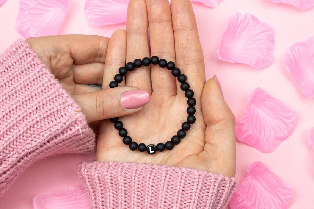 Sadingo Partnerarmband mit Buchstaben und Achat Perlen Exklusivangebot