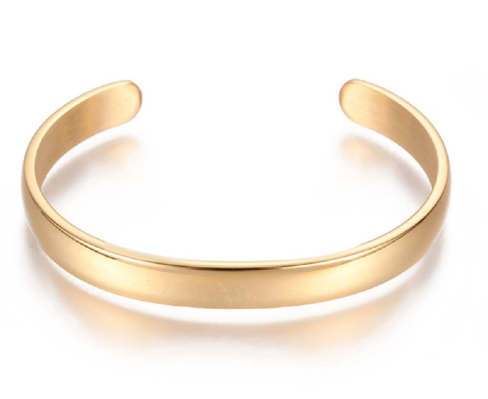 Sadingo Armreif Edelstahl, gold oder silber wählbar Saisonschlussverkauf