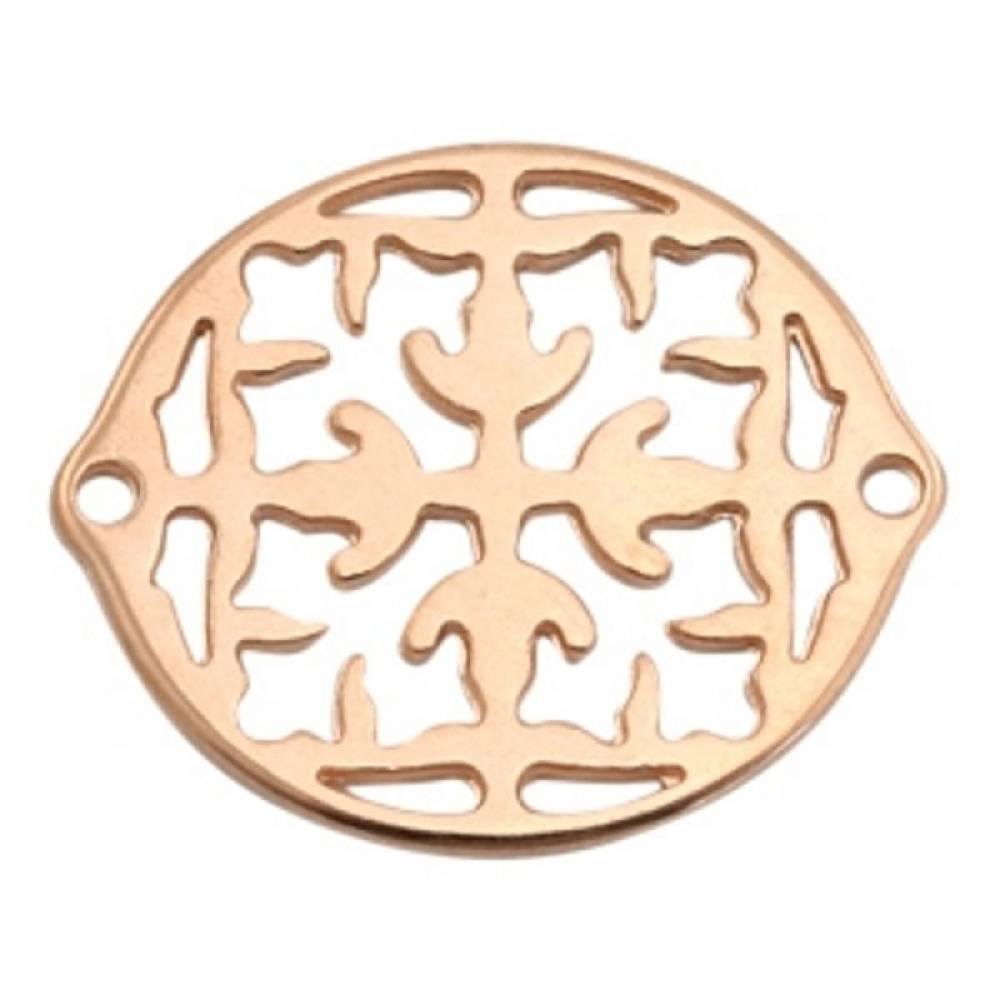 Sadingo Schmuckverbinder Ornament | 31x26 mm Jubiläumsangebot