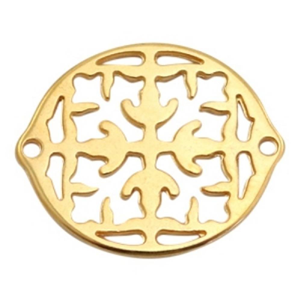 Sadingo Schmuckverbinder Ornament | 31x26 mm Jubiläumsangebot