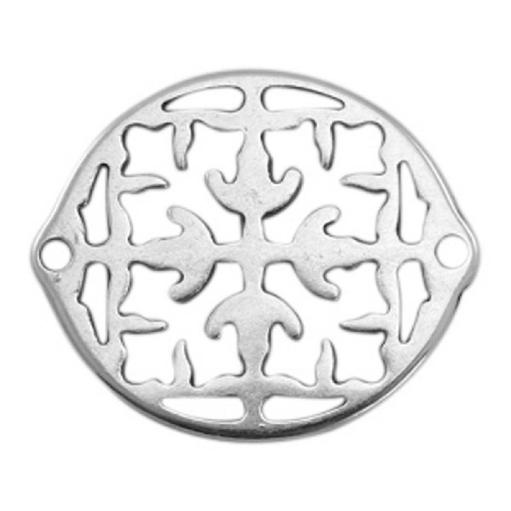 Sadingo Schmuckverbinder Ornament | 31x26 mm Jubiläumsangebot