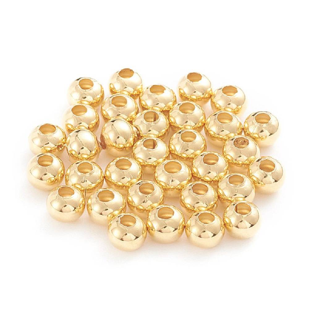 Sadingo Metallperlen | Edelstahl-Perlen in gold Neueste Stile