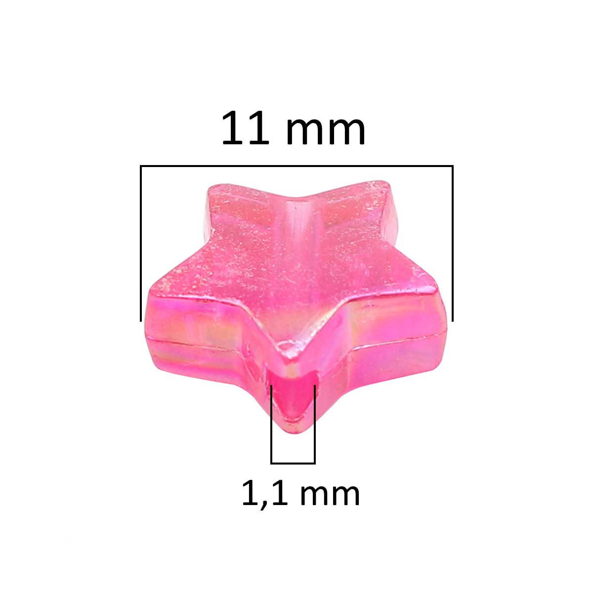 Sadingo Acrylperlen Sternperlen | 300 Stück, 11mm Bis zu 65% Rabatt