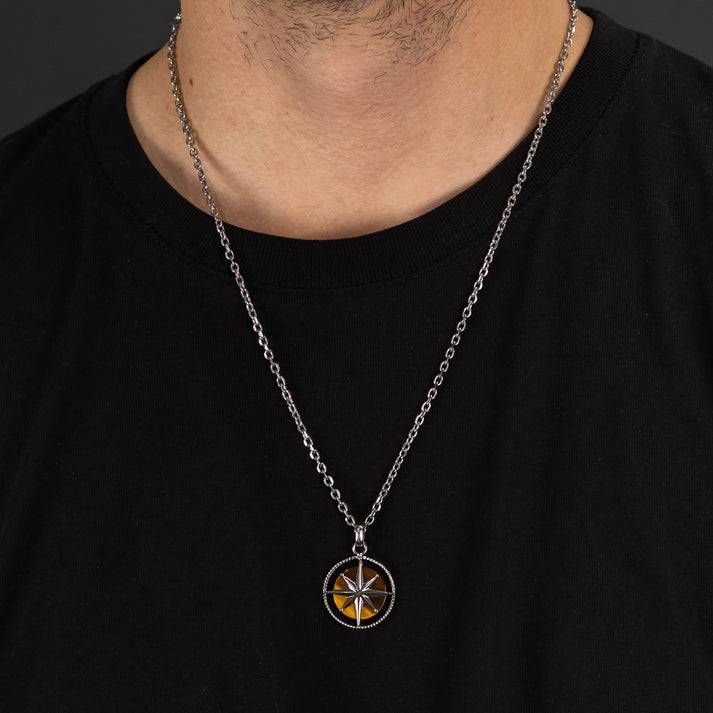 Save Brave Kette Polar mit braunem Tigerauge Nur noch ein Tag übrig