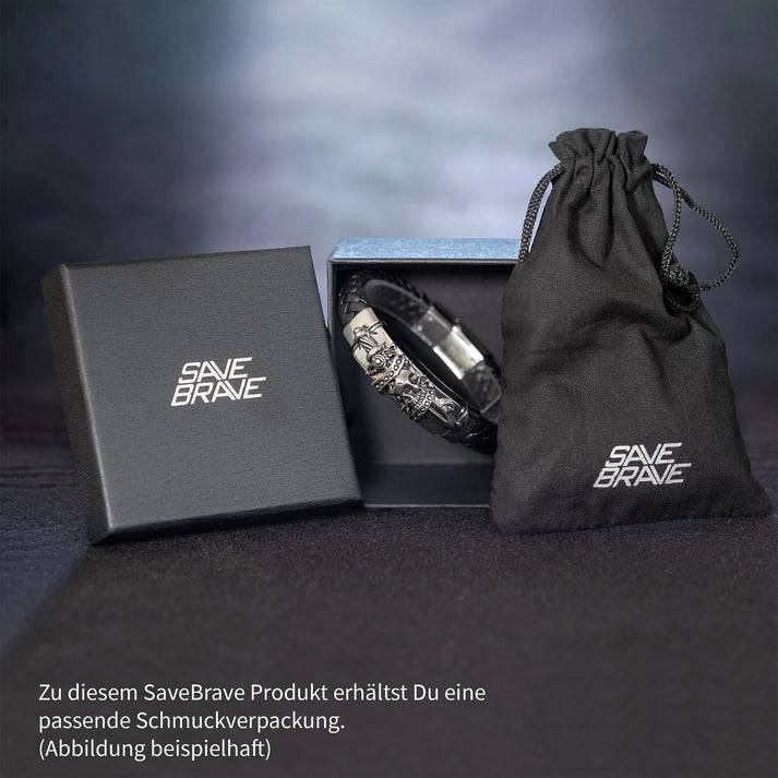 Save Brave Armband Weave mit glänzendem Webmuster Clearance-Verkauf