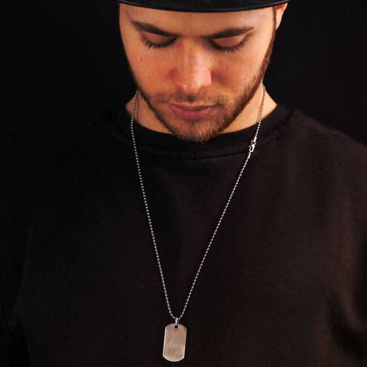 Save Brave Kugelkette Robert mit Dog Tag Anhänger Fabrikverkauf