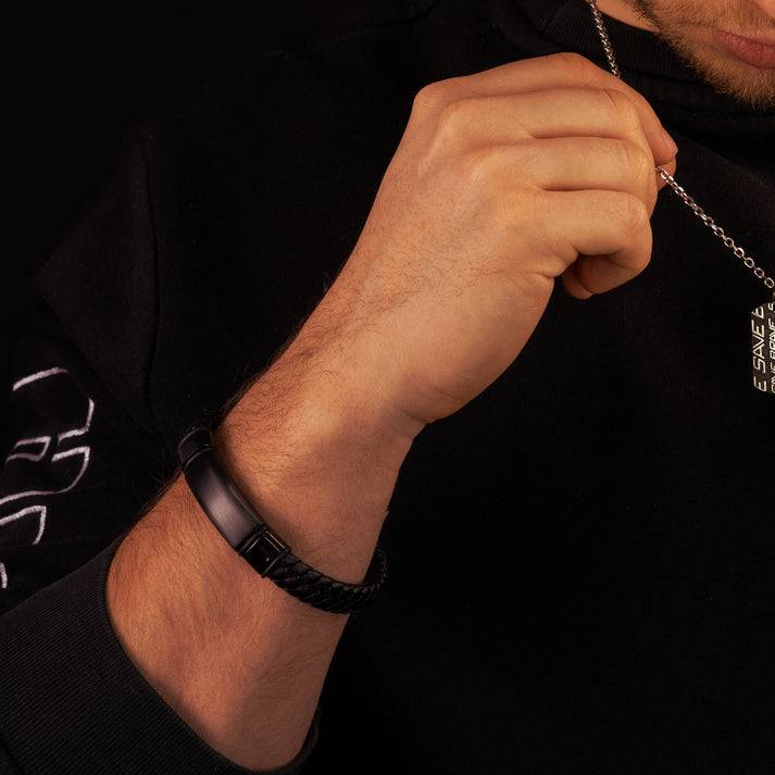 Save Brave Armband Roma aus Leder & Edelstahl Fabrik Onlineshop