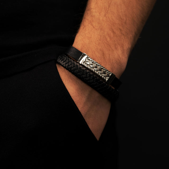 Save Brave Geflochtenes Lederarmband Harry Sonderangebot