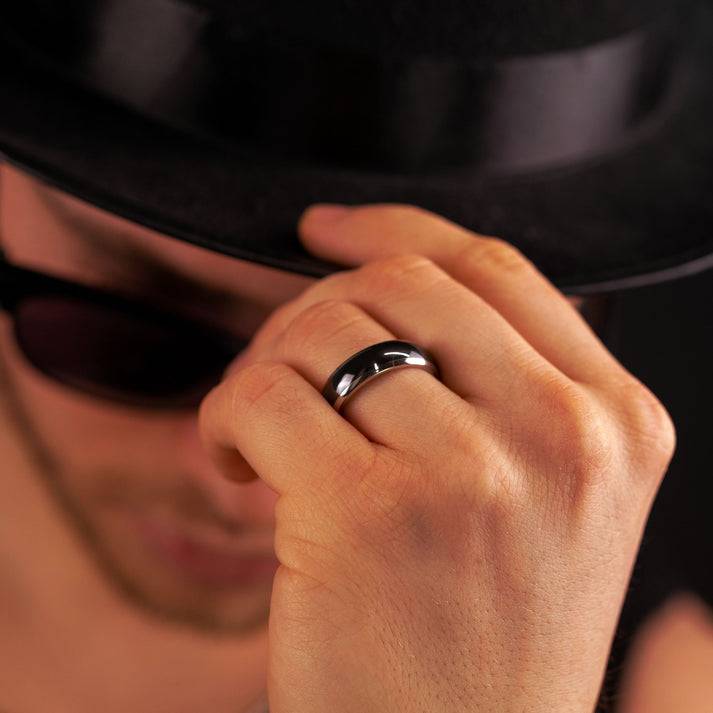 Save Brave Partnerring Romeo für Herren - Edelstahl & Keramik Exklusivangebot
