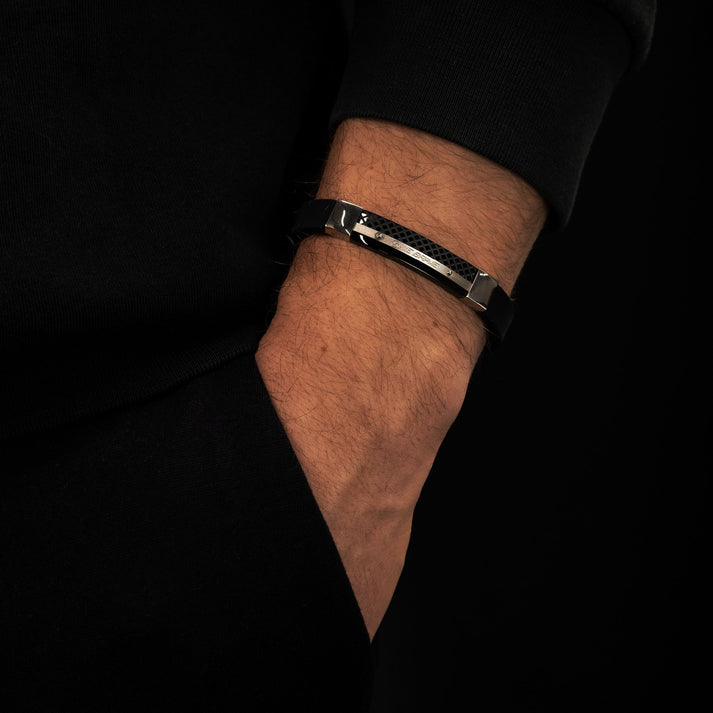 Save Brave Armband Xray aus Kautschuk & Edelstahl Begrenzte Freigabe