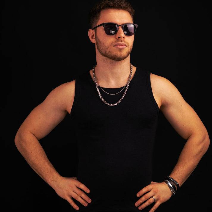 Save Brave Zopfkette Bravo aus Edelstahl Neueste Stile