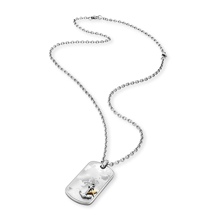 Save Brave Ankerkette mit Anhänger Worldanchor - Welt & Anker gold 2025