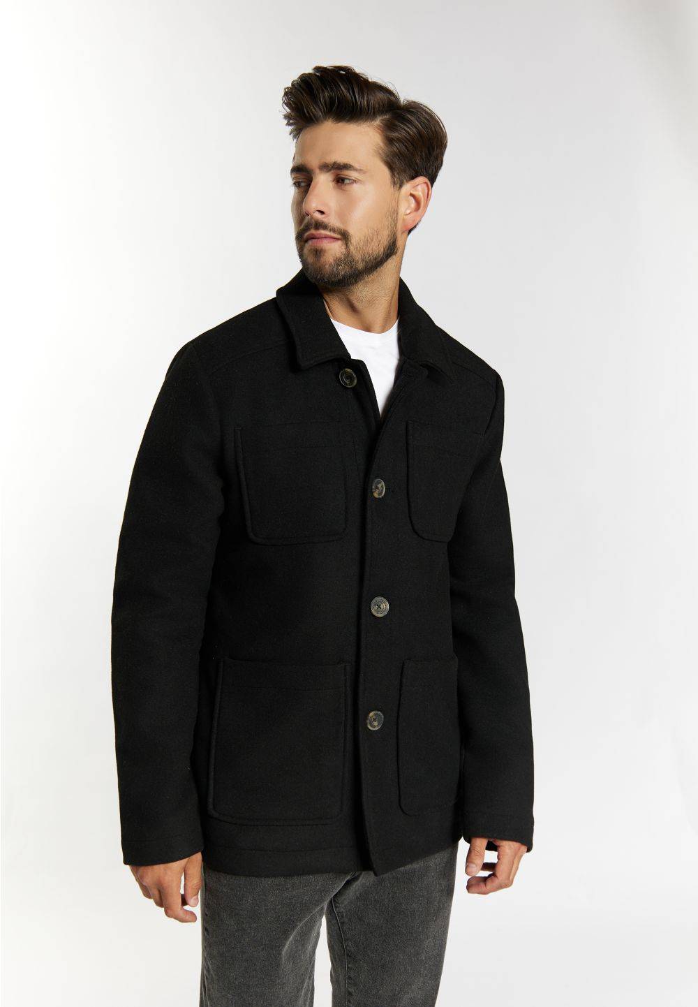 Schmuddelwedda DreiMaster Vintage Übergangsjacke aus Wollgemisch Vatertagsangebot