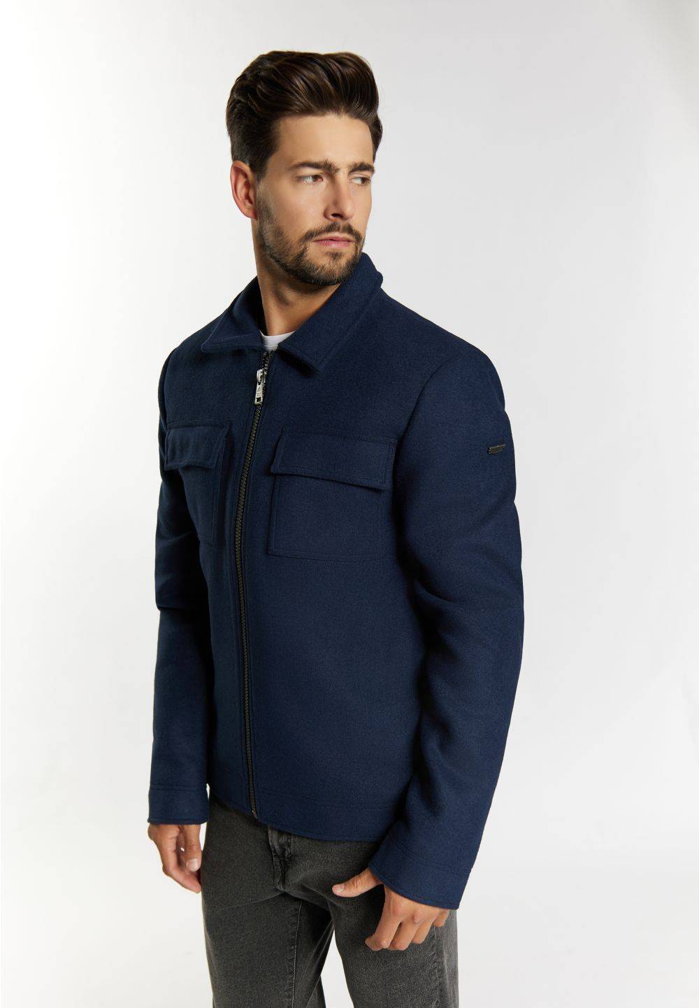 Schmuddelwedda DreiMaster Vintage Übergangsjacke aus Wollgemisch Valentinstagsangebot