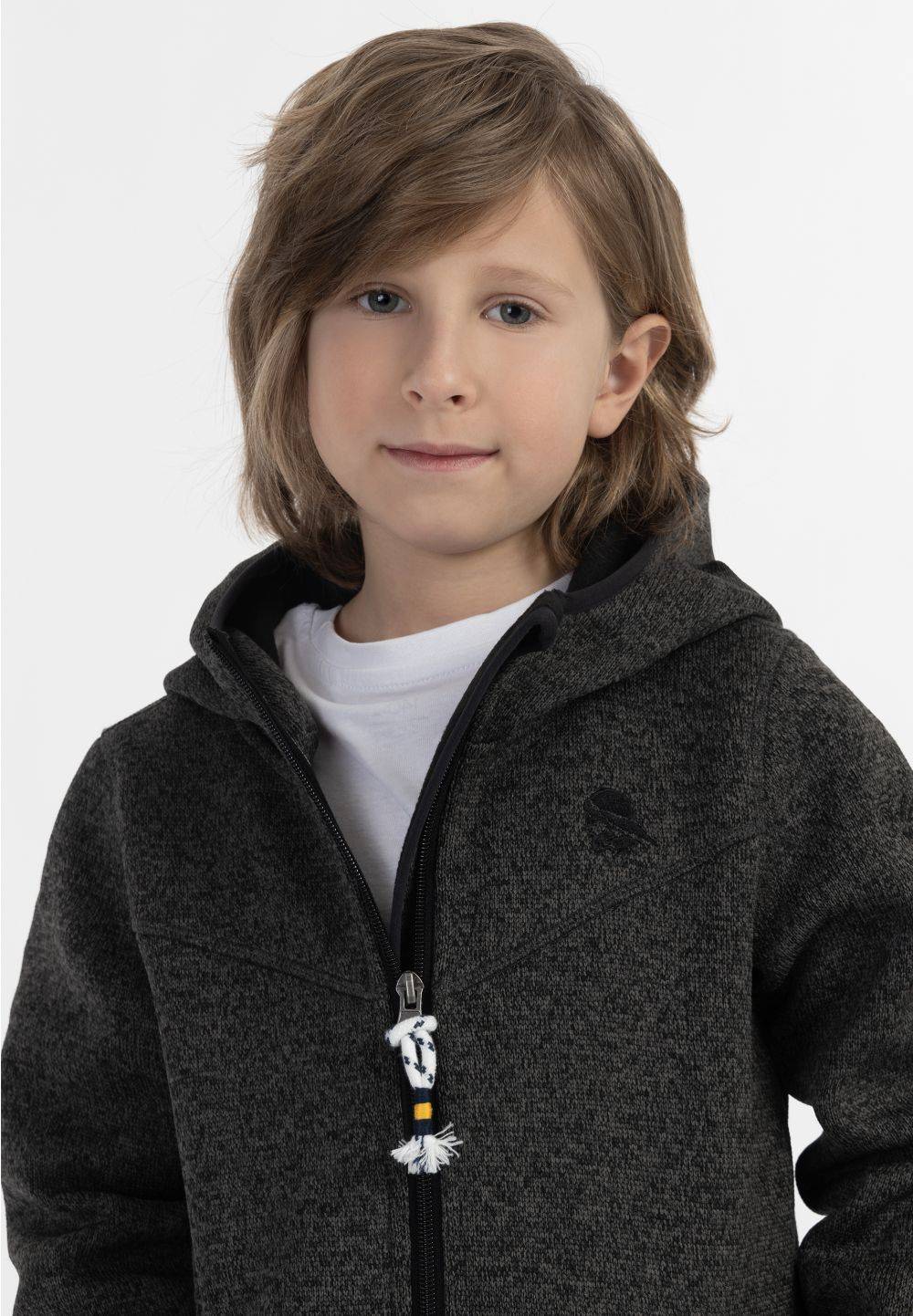Schmuddelwedda Schmuddelwedda Strickfleecejacke für Kinder Valentinstagsangebot