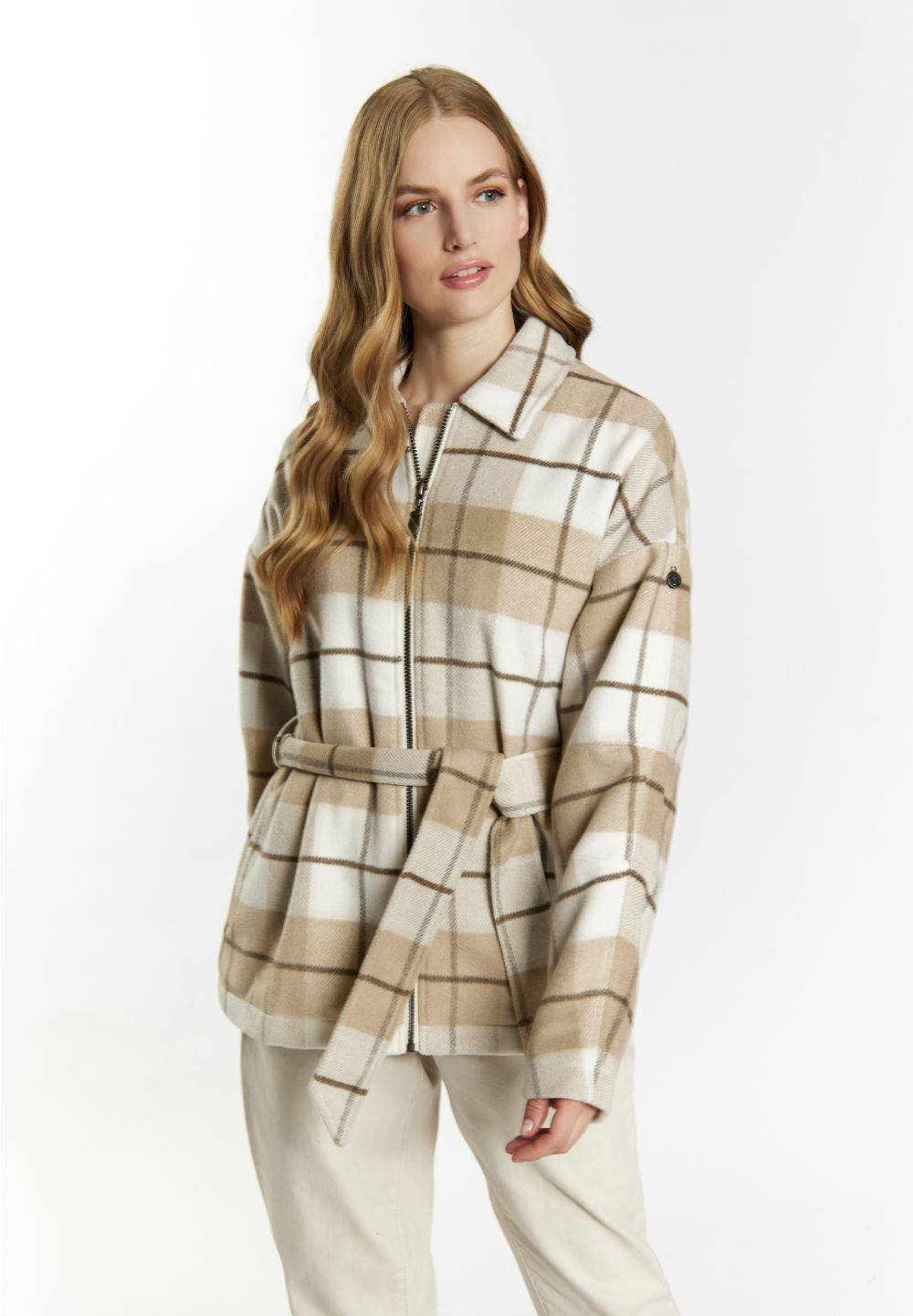 Schmuddelwedda DreiMaster Vintage Übergangsjacke mit Karomuster Im Verkauf