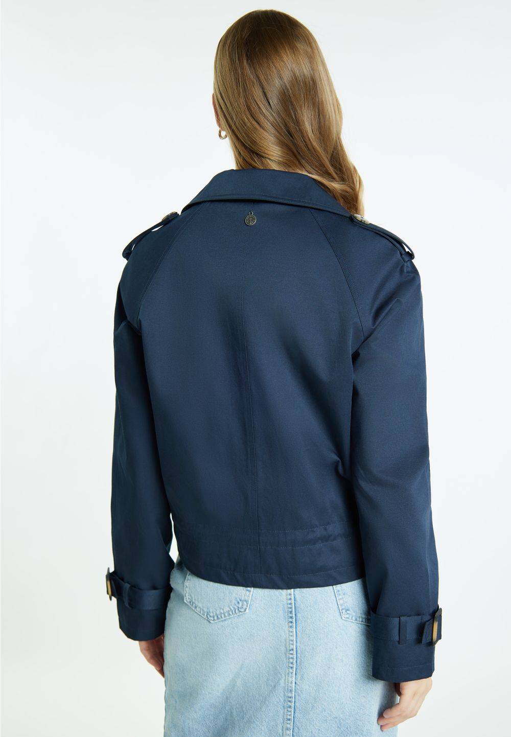 Schmuddelwedda DreiMaster Vintage Kurze Trenchjacke Kostenlose Rückgabe