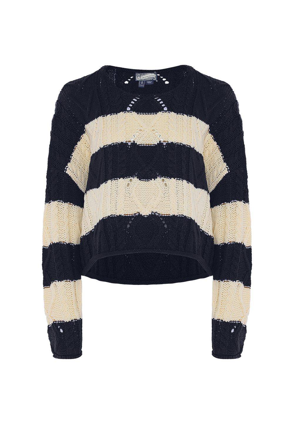 Schmuddelwedda Dreimaster Vintage Pullover mit Streifen Online