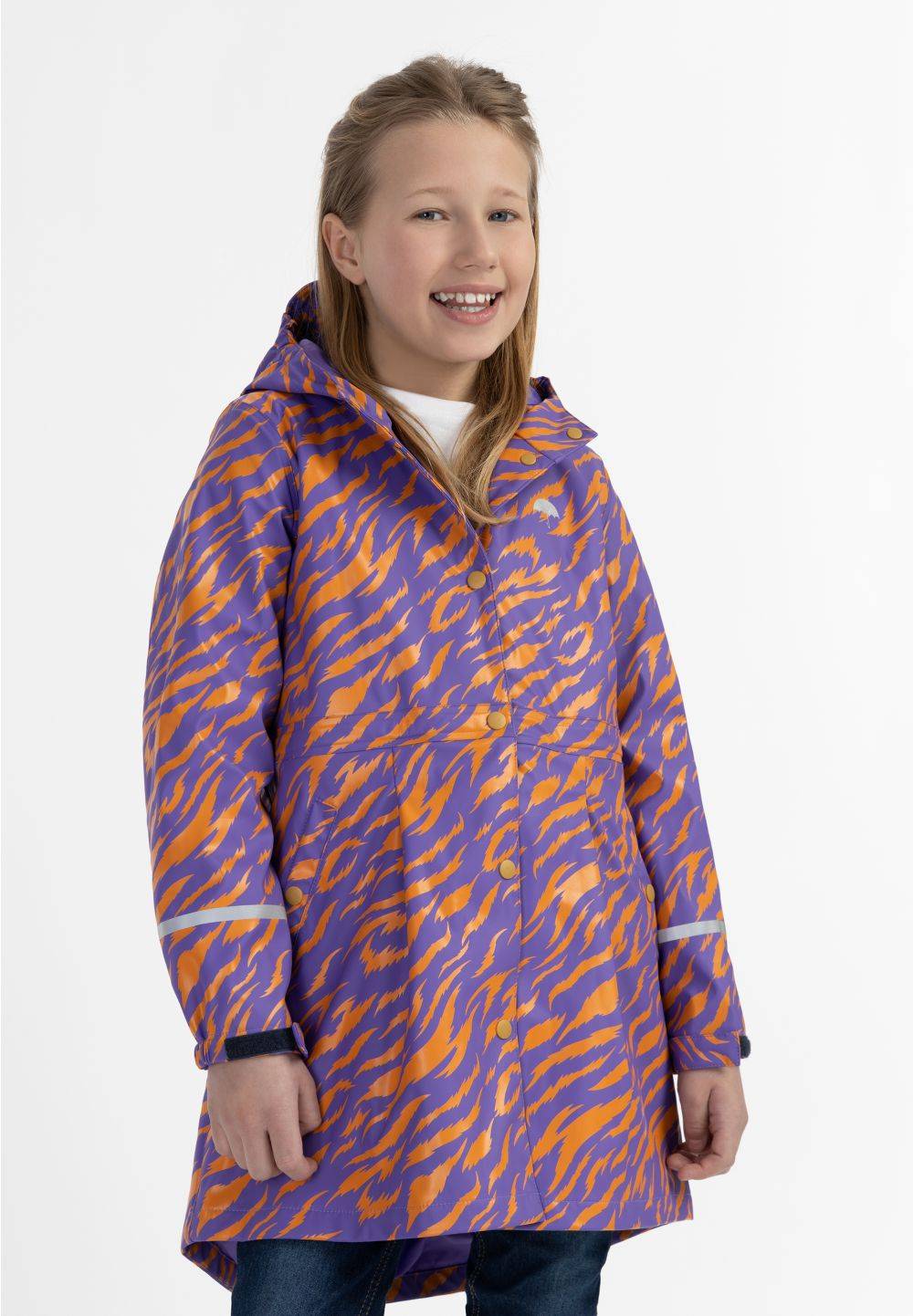 Schmuddelwedda Schmuddelwedda Regenmantel mit Print für Mädchen