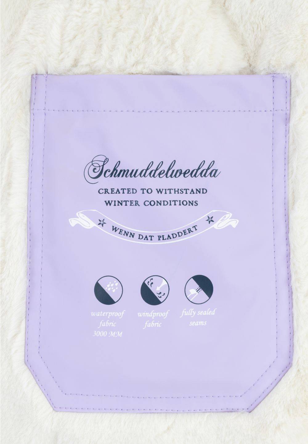 Schmuddelwedda Schmuddelwedda Regenjacke mit Webpelzfutter Clearance-Verkauf