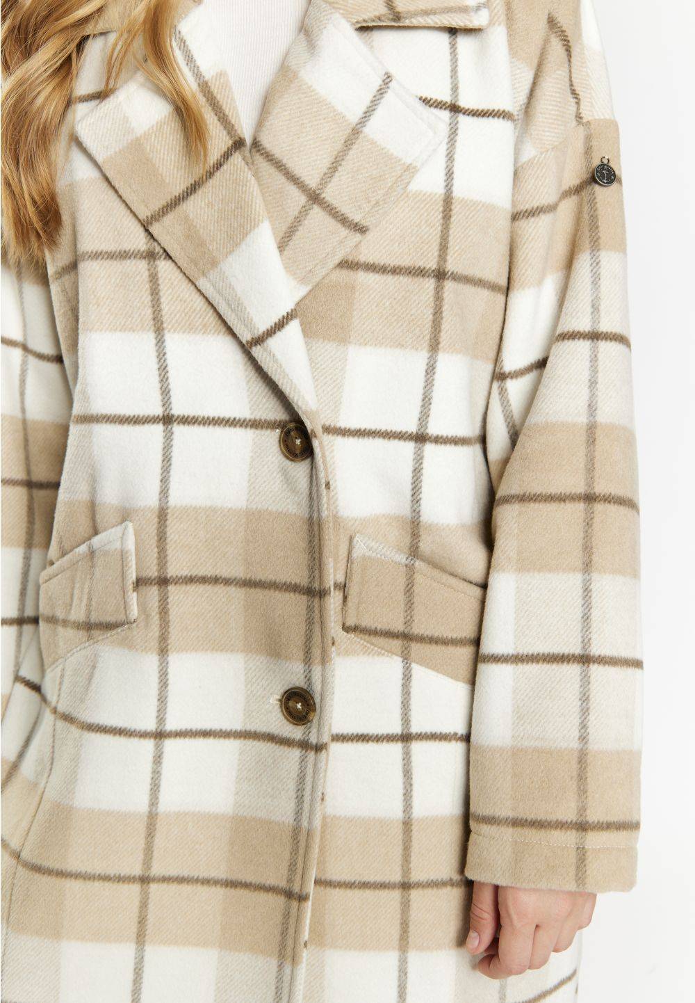Schmuddelwedda DreiMaster Vintage Übergangsmantel im Karo-Design Saisonschlussverkauf